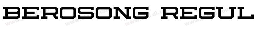 Berosong Regular字体转换 Berosong Regular字体转换